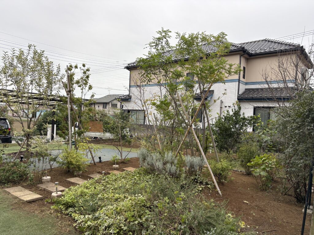 園芸の庭 施工後