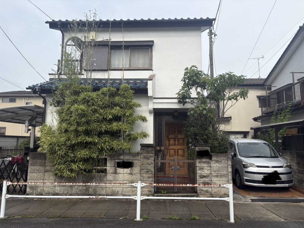 春日部市 庭じまい 施工前